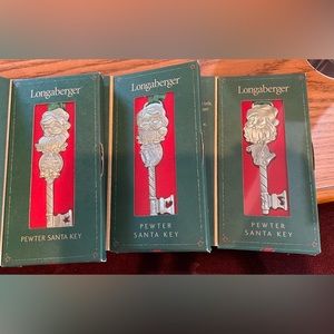 Longaberger Santa Keys